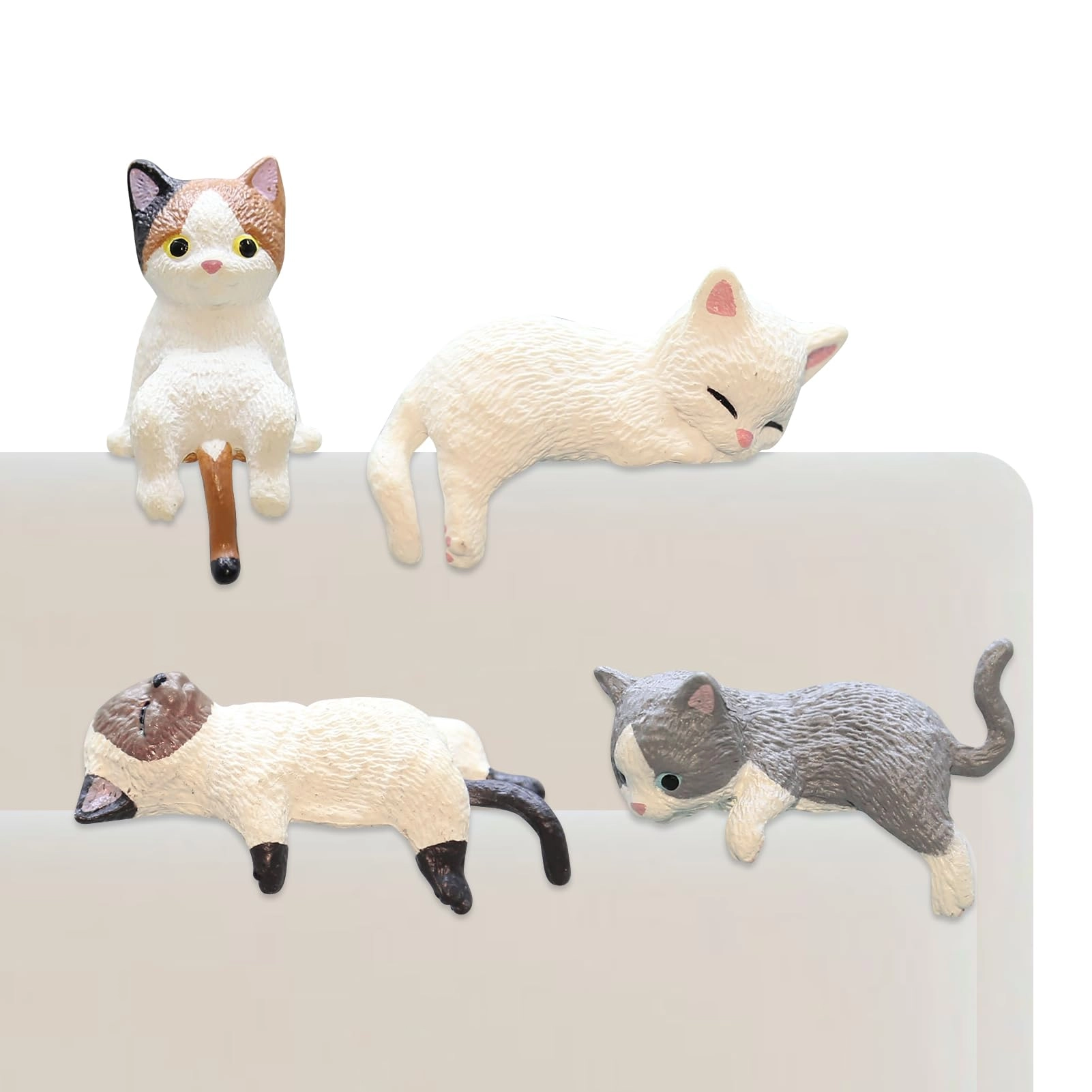 Finehenchi Mini Cat Figures - Resin