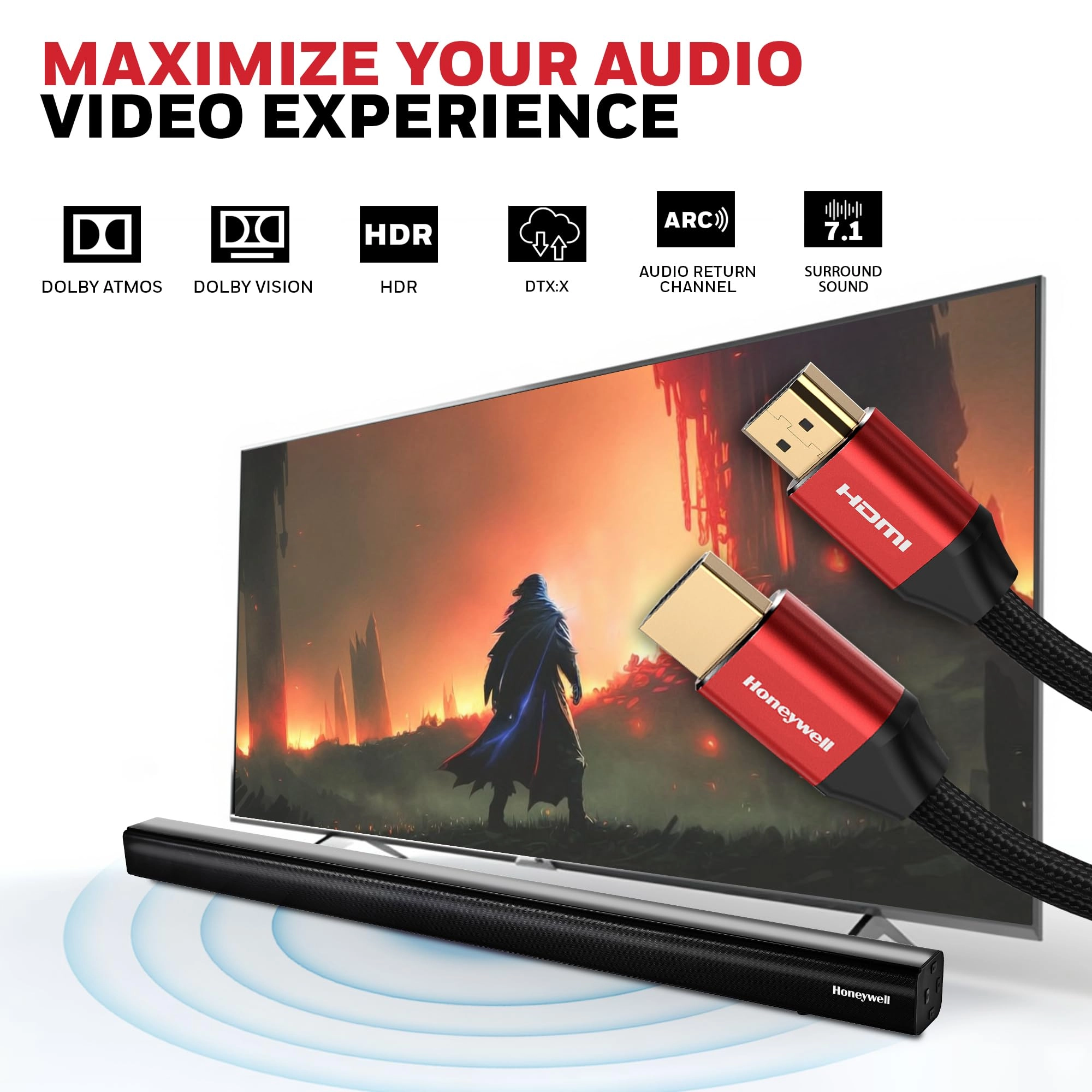 8K HDMI Cable 1m with Ethernet