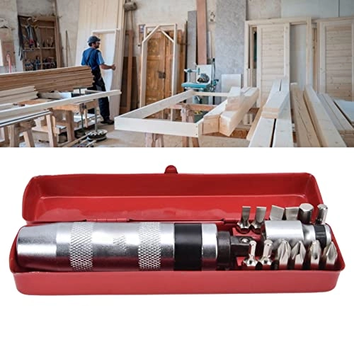 Impact Driver Reversible Slotted and Phillips Screwdriver Set (15 Pcs)