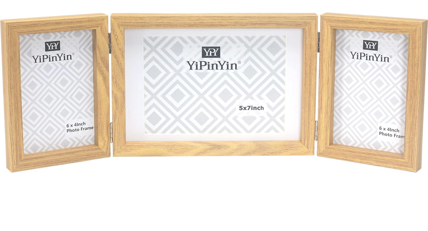 Triple Multi Photo Frame - 2-4x6''+5x7'' 3