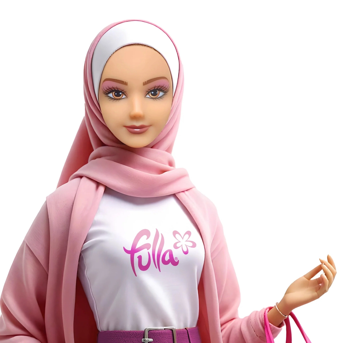 Doll - Pink + Motorbike - Purple + Schoolbag + Helmet Ages 3+