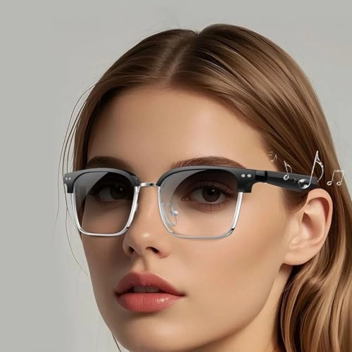 Smart Translation Glasses - 100+ Languages 8 Hours Black Frame