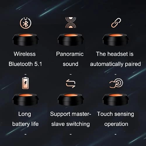 TWS Stereo Earphones - Wireless Earbud