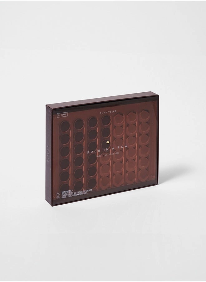 Lucite 4-in-a-Row - Whiskey Noir Connect Four