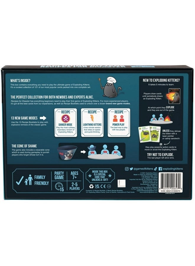 Exploding Kittens: Recipes For Disaster - Card Game