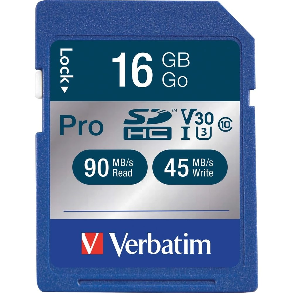 Verbatim Pro 600X SDHC - 16GB