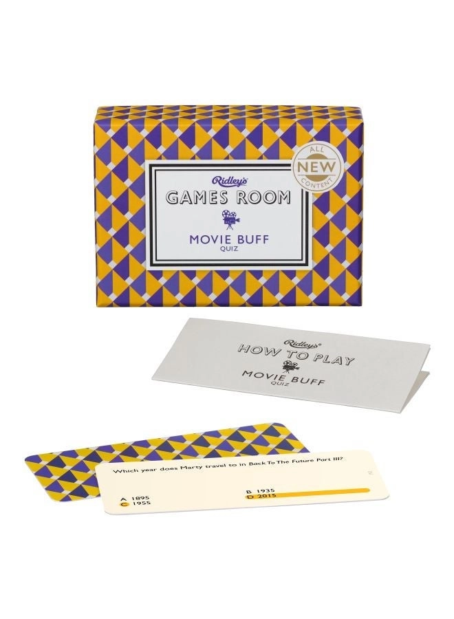 Ridley's Movie Buff Quiz Card - 140-Piece