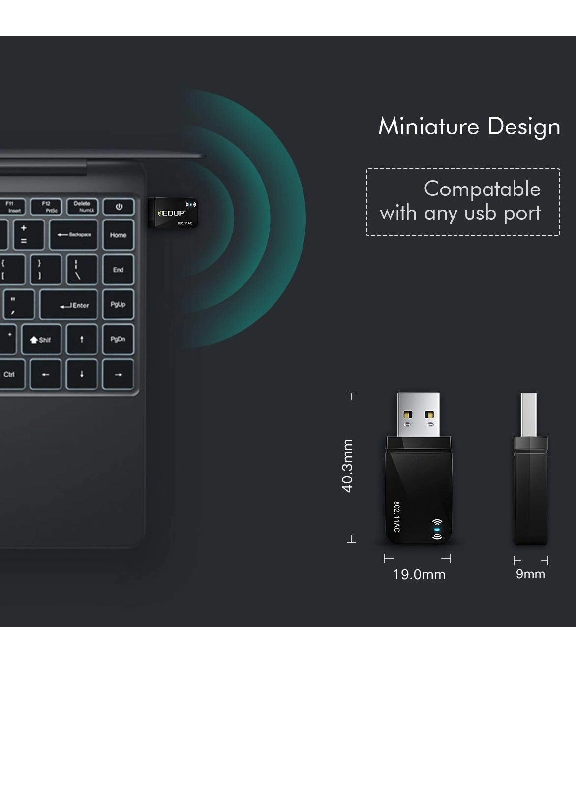 NA9480 - 2.4GHz/5GHz USB 3.0 Wireless