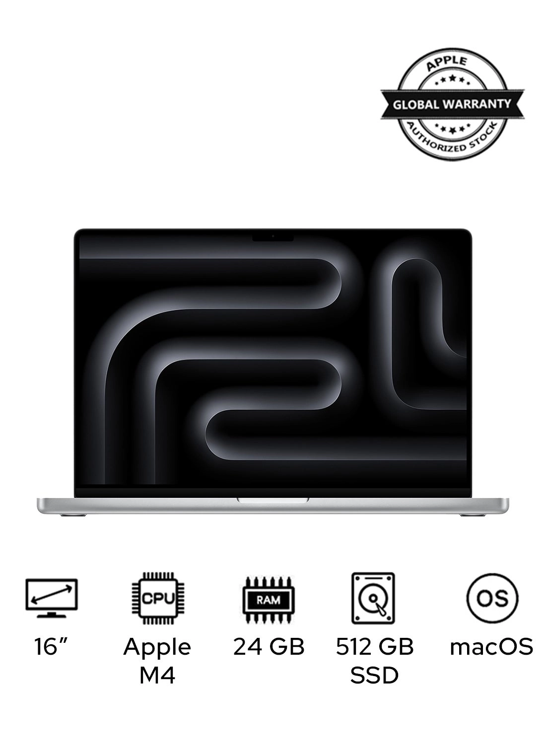 Apple Macbook Pro 16-inch MX2X3AB/A 2024 - 16.2'' M4 Pro 24GB RAM 512GB SSD