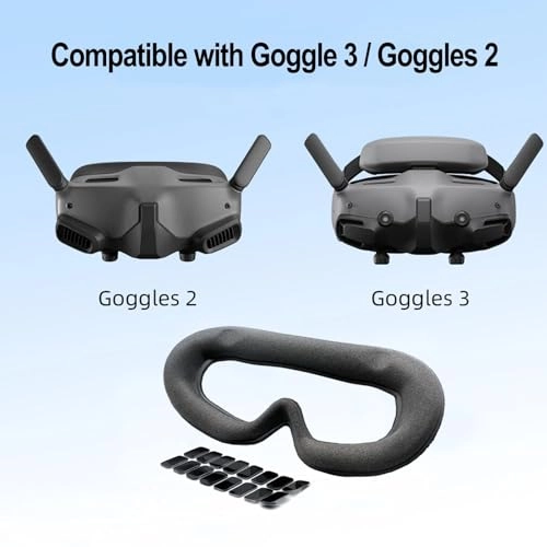 Face Pad - Compatible with DJI Goggles 3 / Goggles 2 Dark grey