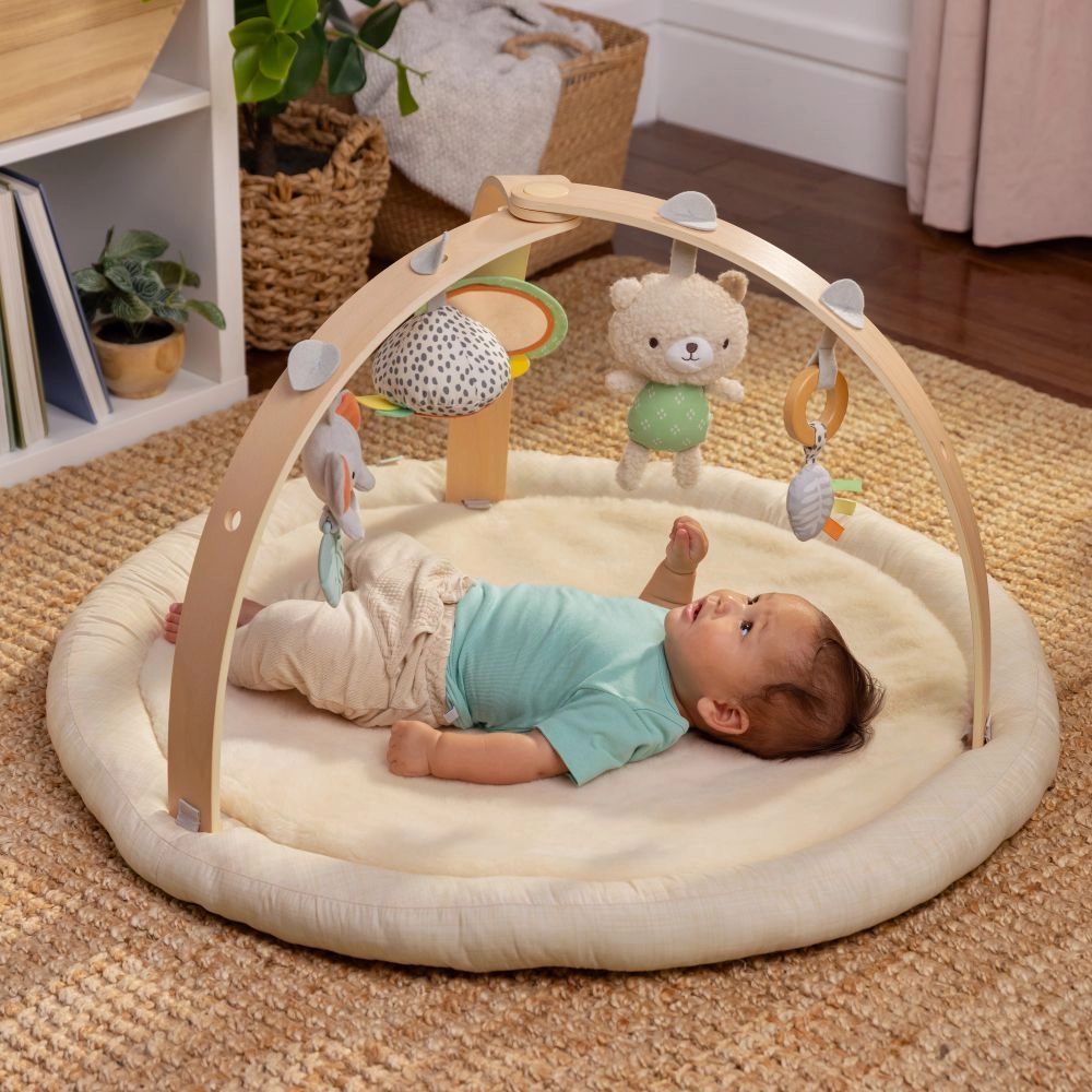 Every Season Plush Lambswool Play Gym - 0 months