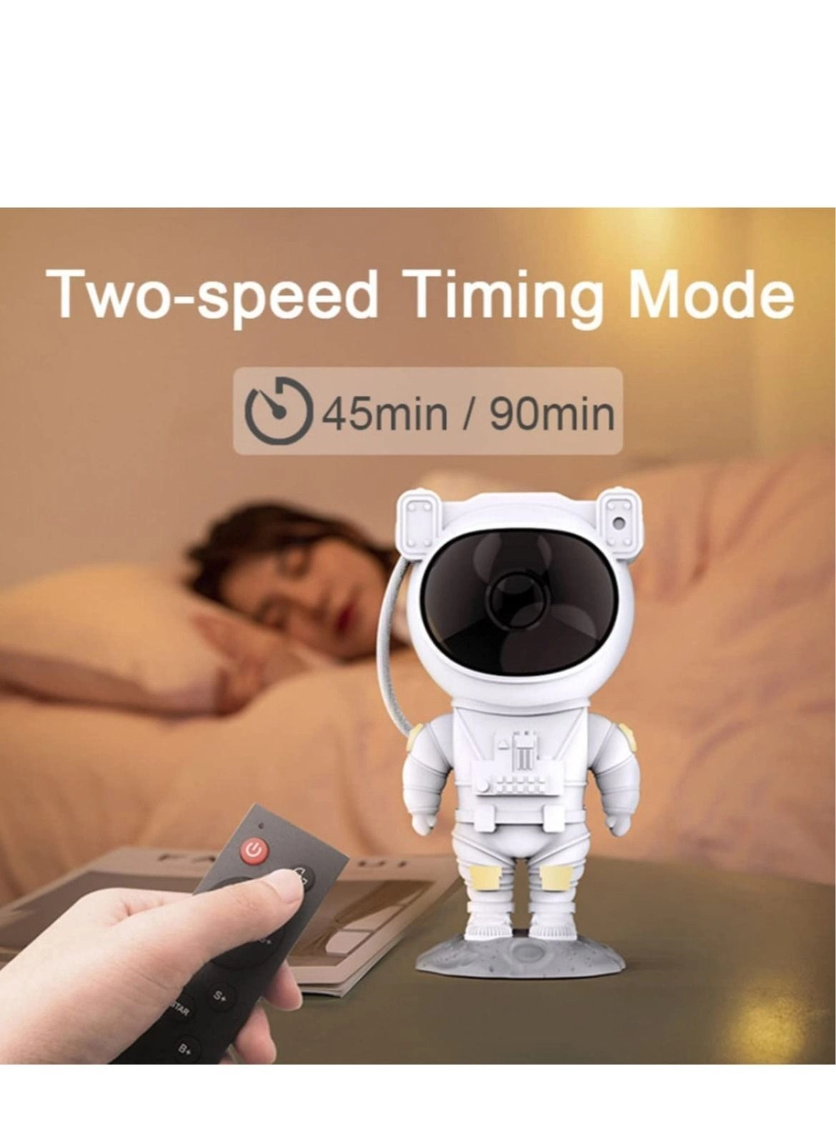 DFG-652 - Astronaut Nebula Projector 360° Adjustable Remote Control