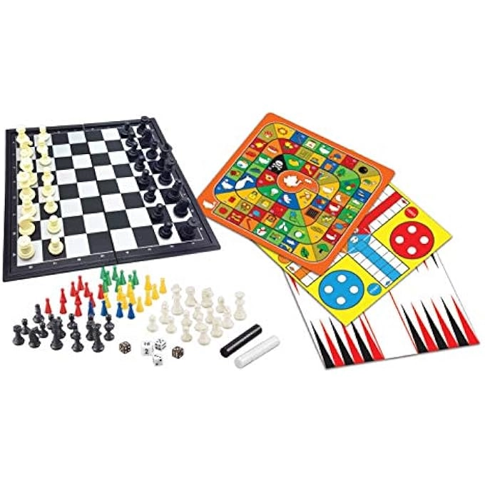 Lexibook 8in1 games set - Chess Checkers Backgammon