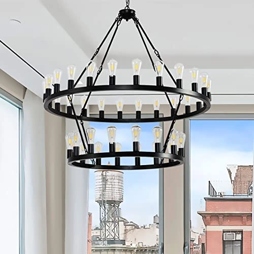 Wagon Wheel Chandelier