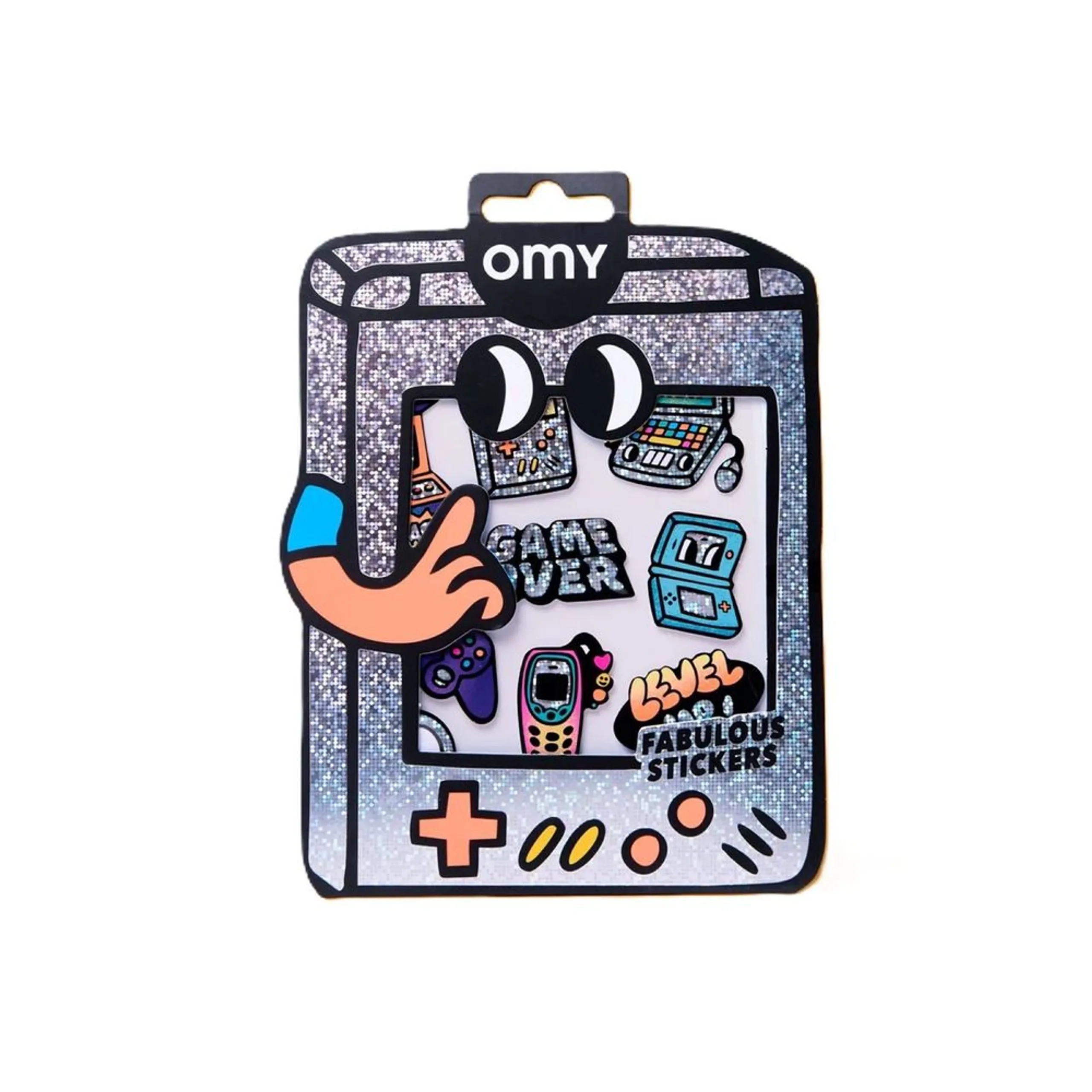 OMY Game Boy Sticker Book 6 pcs