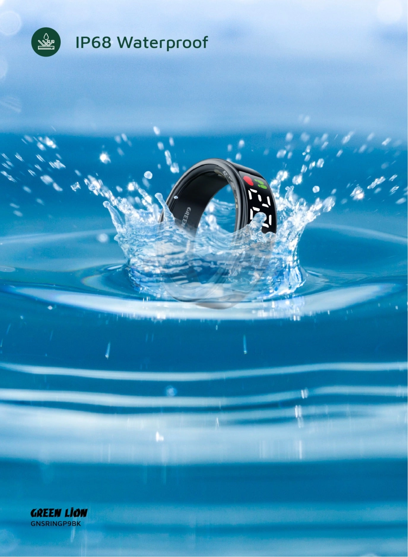 Smart Ring Pro - Digital Display Magnetic Charging Case