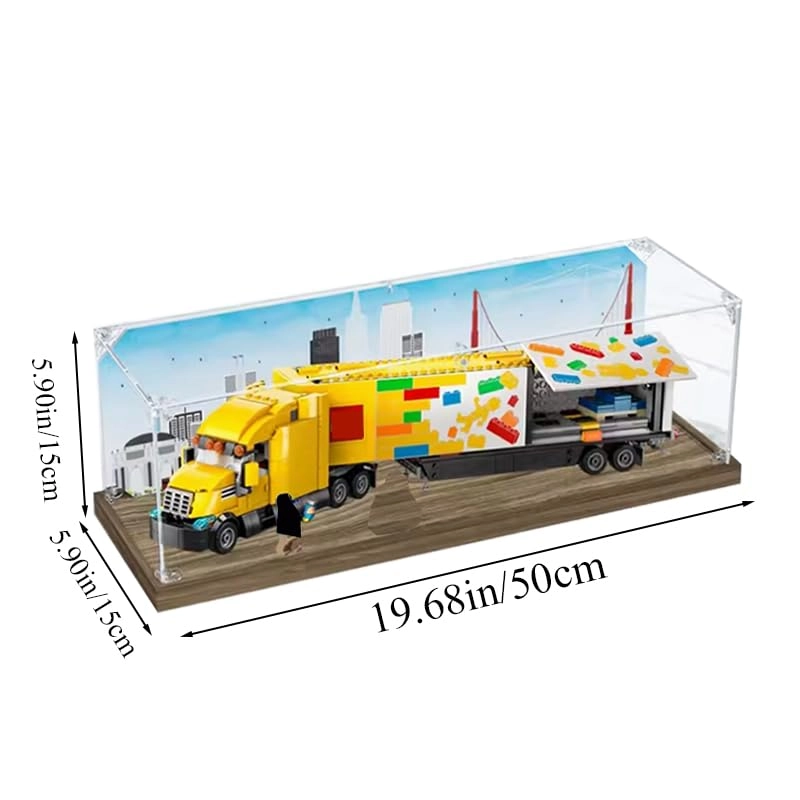 Acrylic Display Case for Lego City 60440 - 50x15x15cm