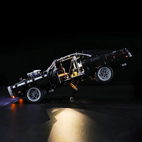 Led Lighting Kit for Technic Fast & Furious Dom’s Dodge Charger - Compatible with 42111