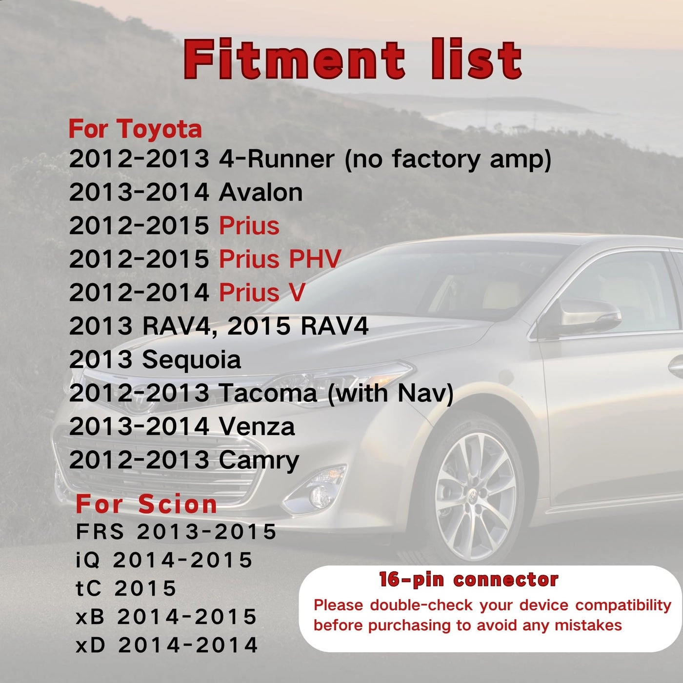 16 Pin Backup Camera T-Harness