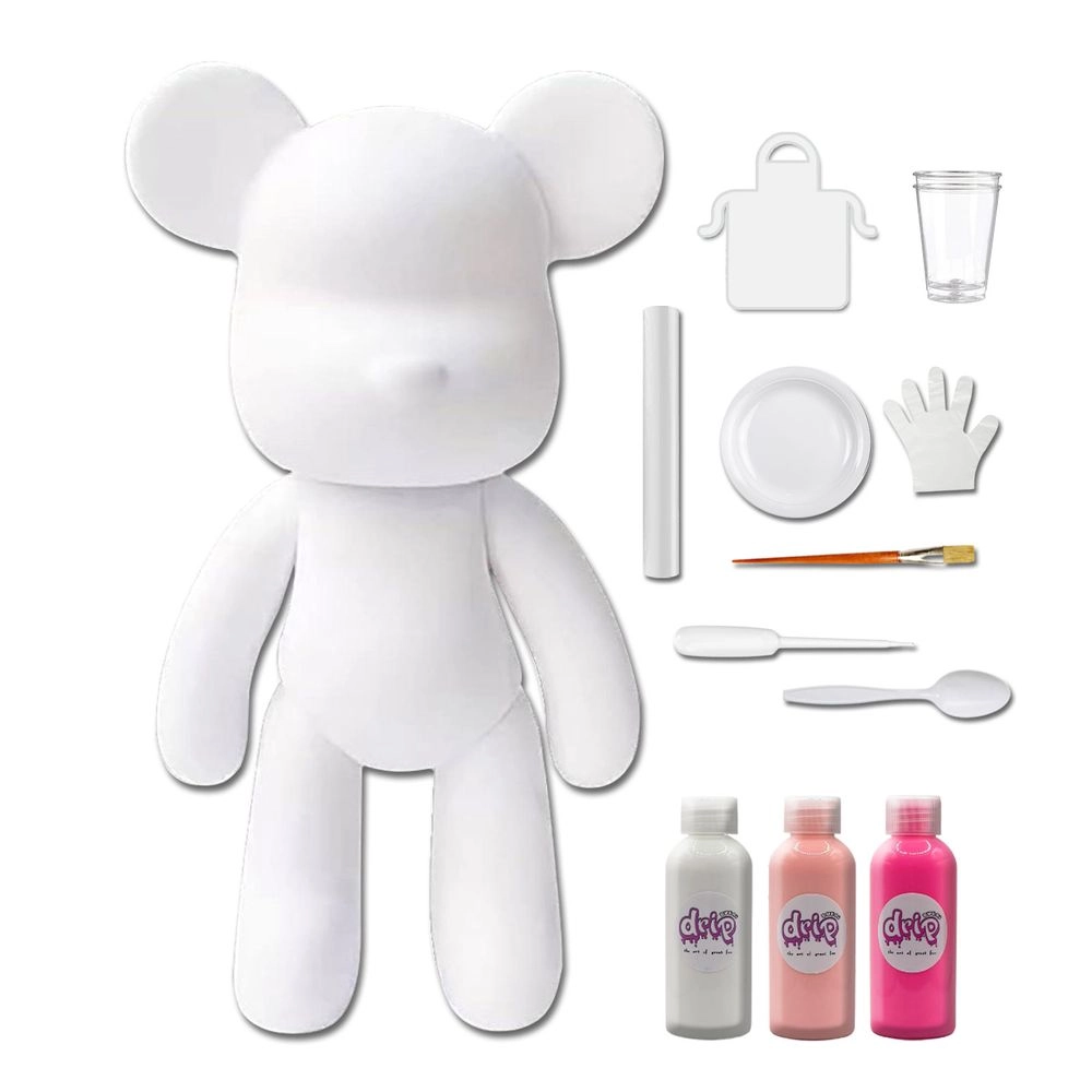 DIY Fluid Paint Bear - Complete Kit 23 cm