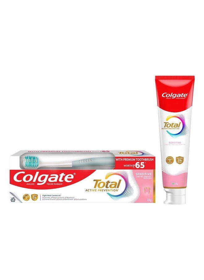 Colgate Total Sensitive Antibacterial Toothpaste 150 gram