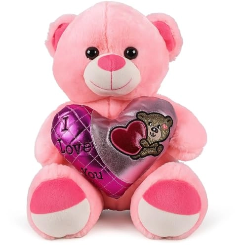 Teddy Bear 30 cm - Pink Plush