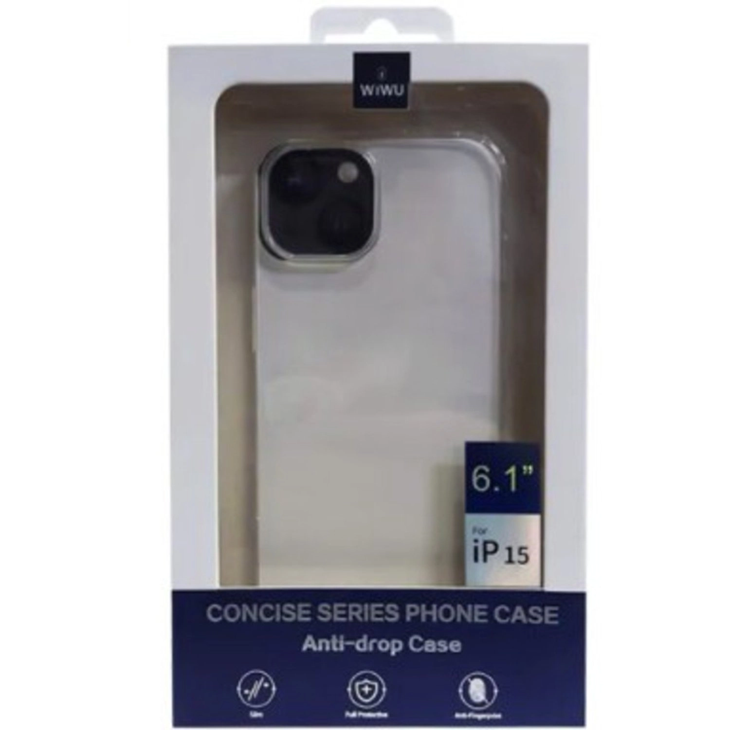WIWU TPU Case - Clear for iPhone 15