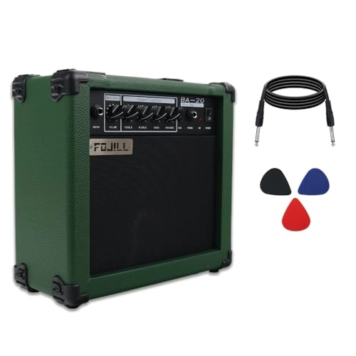 Electric Bass Guitar Amplifier - 20W Portable Orange