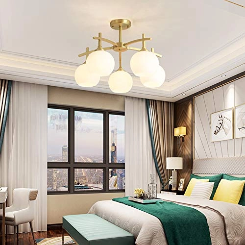 E27 American Style Chandelier - Copper 6