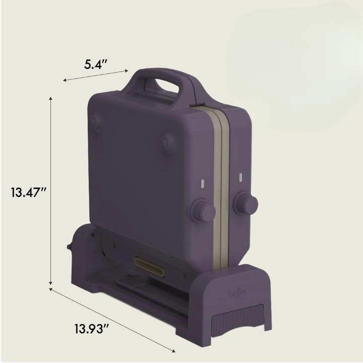 Fold & Store Dual Temp Griddle - 2 Zones 10" x 20"
