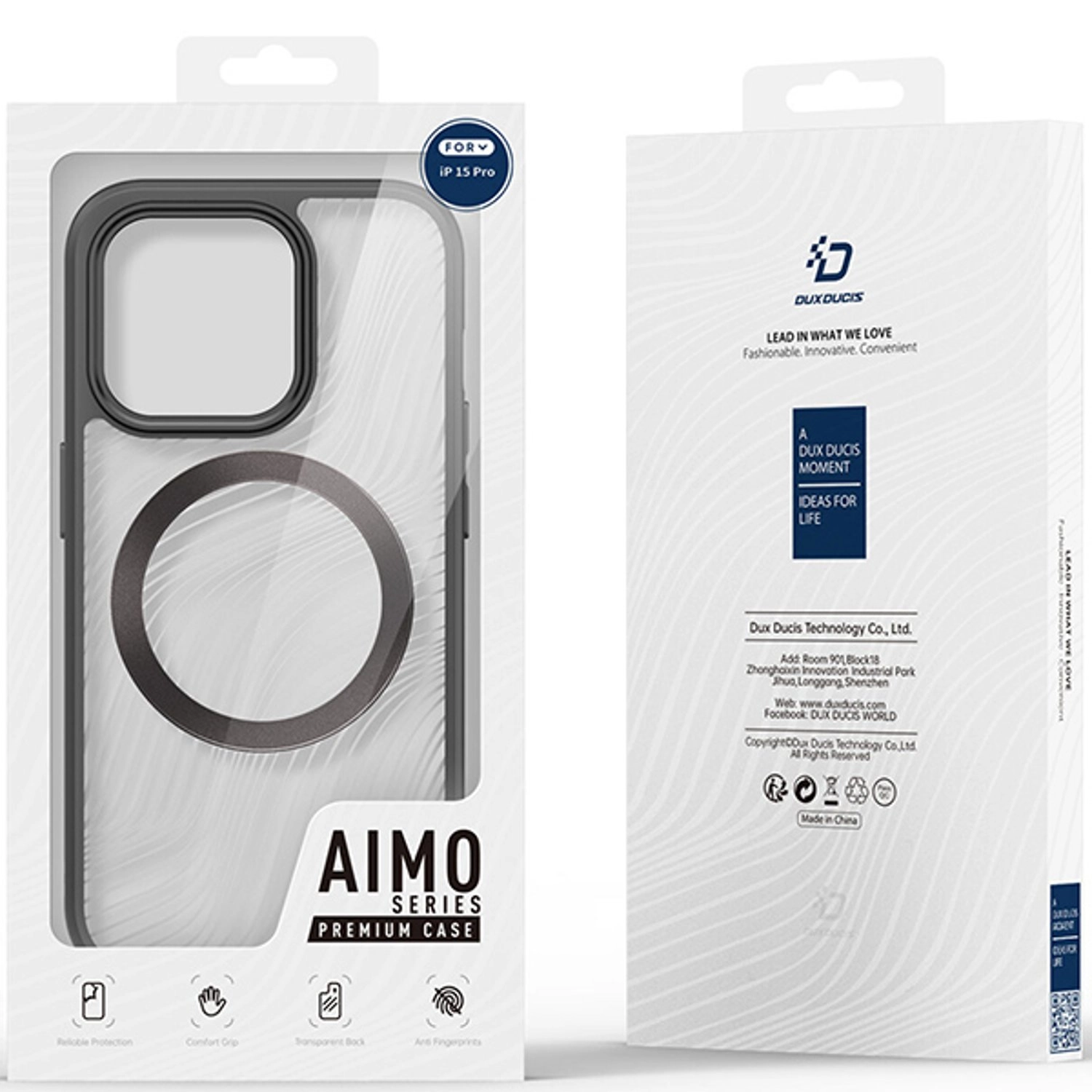 Premium Case Clear Case with MagSafe for iPhone 15 Pro