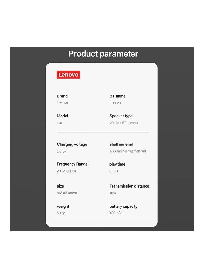 L01 L01-BL Bluetooth Speaker