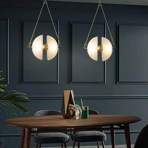 Minimalist Light Luxury Designer Chandelier - Warm light