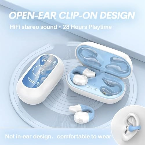 Open Ear Bone Conduction Headphones Wireless Headphone