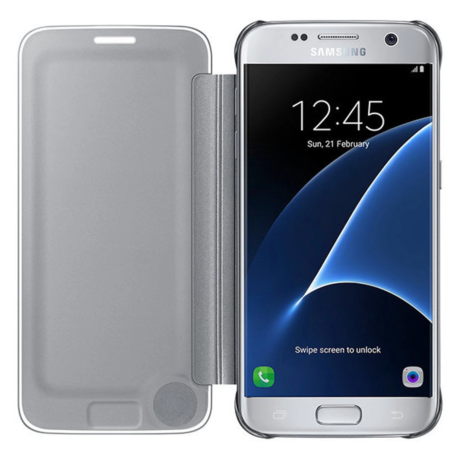 Clear View Cover for Galaxy S7 Edge