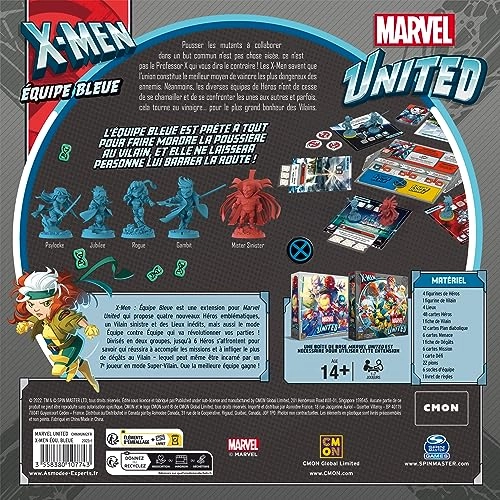 Marvel United: X-Men - Team Bleue - Card Game (French)
