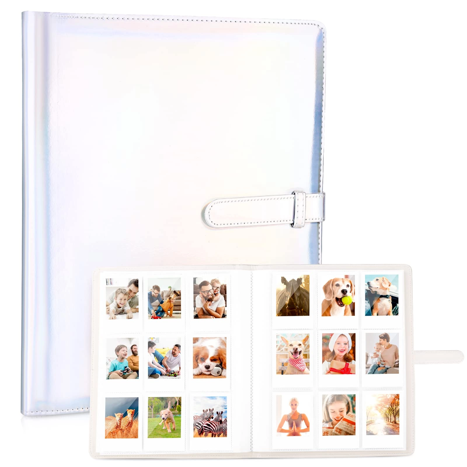 3.5x2.3" 360 Pockets Hard PU Leather Photo Album