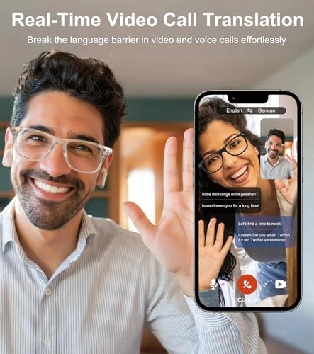 AI Smart Glasses - 116 Languages Bluetooth 5.4 UV400