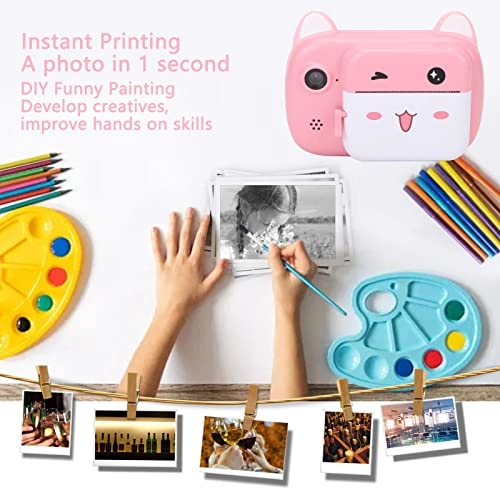 Kids Instant Camera - 2.4 Inch 1080P