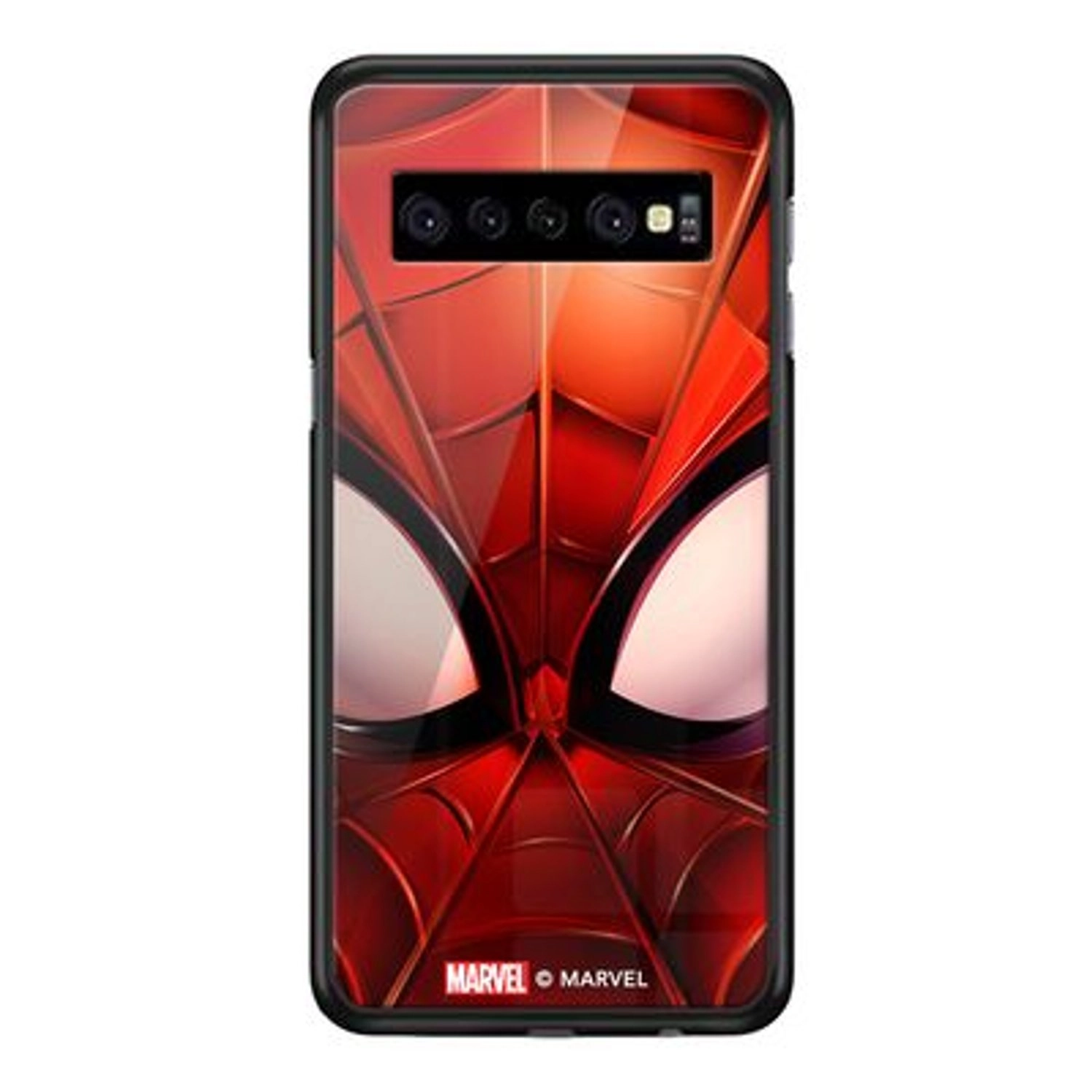 Wackylicious Spider-Man Mask Cover Back Case for Galaxy S10