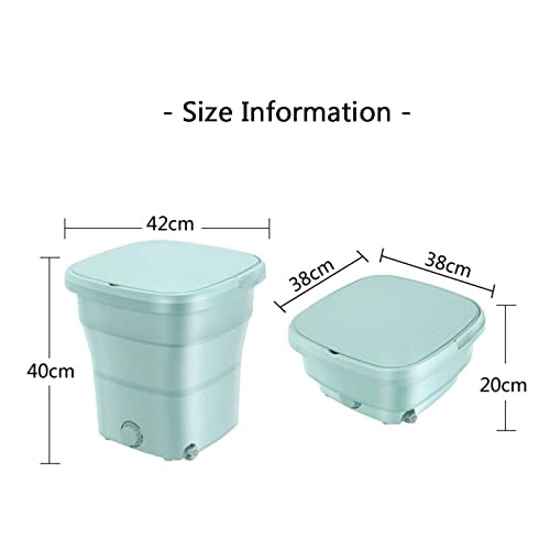 Small Foldable Portable Washing Machine - Deep Cleaning Washer Timed Drainable Ozone Function