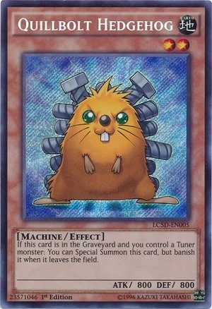 Yu-Gi-Oh! Quillbolt Hedgehog LC5D-EN005 - Legendary Collection 5D's Mega Pack 1st Edition Secret Rare