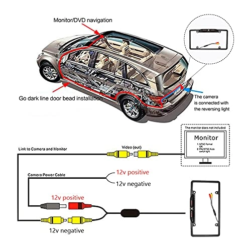 License Plate Backup Camera - Night vision