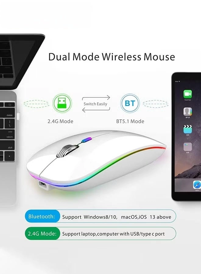 Rechargeable Wireless Bluetooth Mouse - Wireless