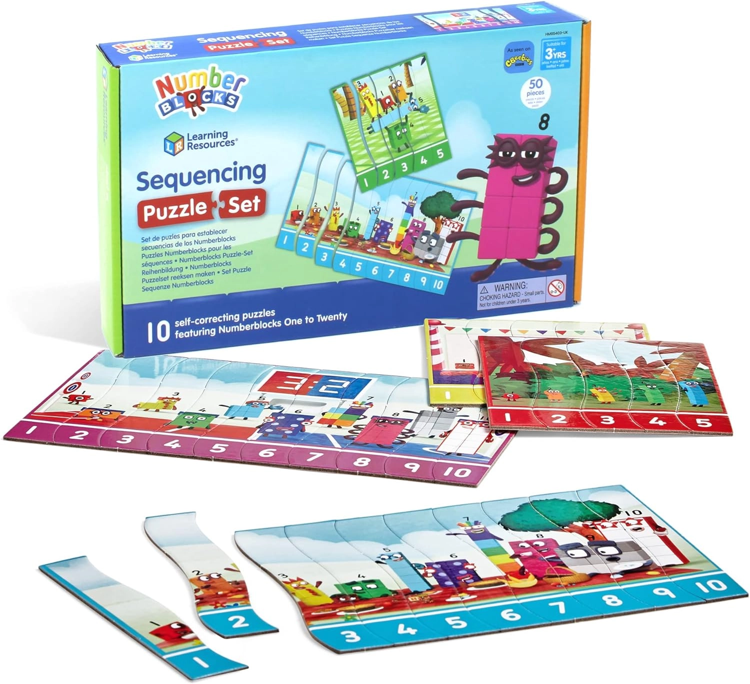 Learning Resources Numberblocks Counting Puzzle Set - 3+ Years