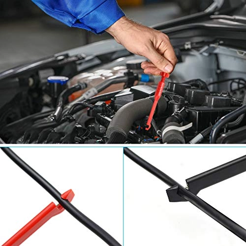 Electronic Wire Piercing Probe Clip - 2mm 2 Pack Black&Red