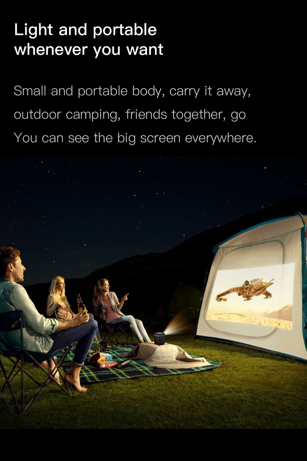 Video Projector 1000ANS lumens 1920*1080P