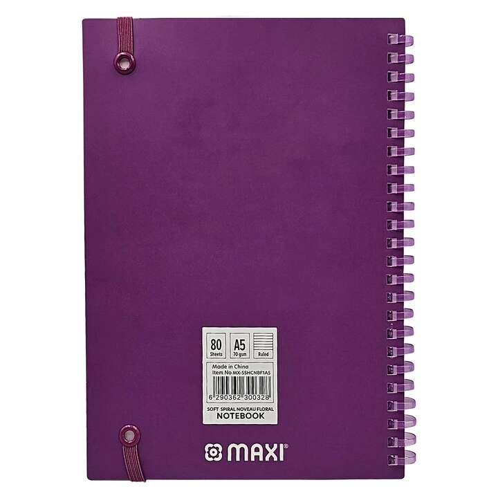 Spiral 1 Subject Notebook 11x8.5inch Spiral - 80 Sheets