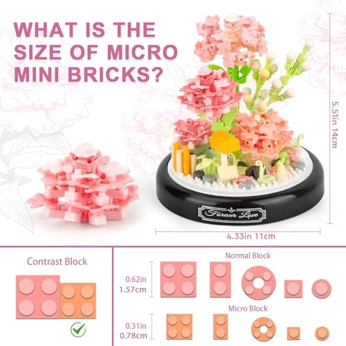 Flower Bouquet Building Set - 624 piece(s)