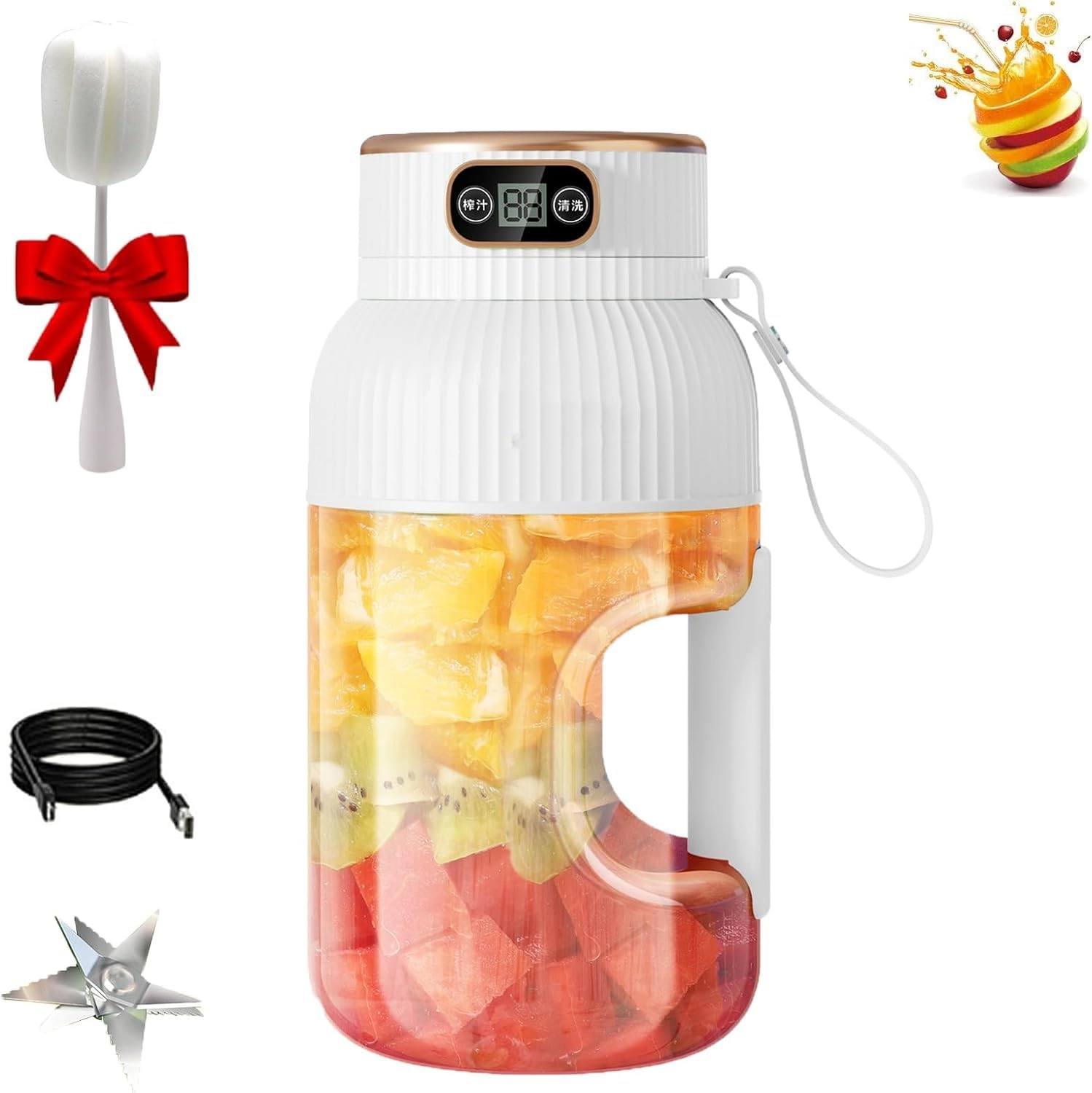 Portable Juicer Cup - 1200ml